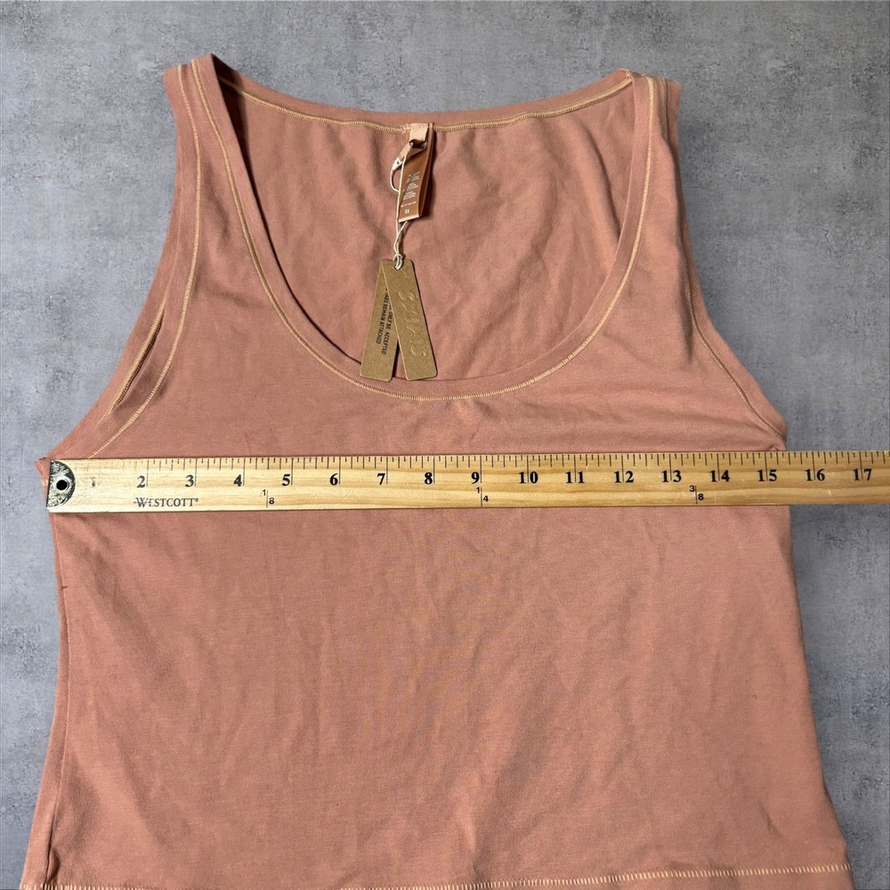 New SKIMS‎ Cotton Tank Top Womens 3X Sedona Scoop Neck Sleeveless Casual - Picture 5 of 6